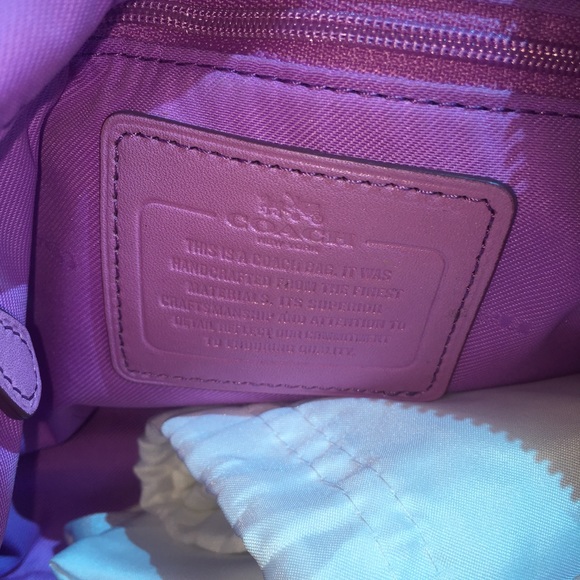 Lilac COACH crossbody satchel - Picture 5 of 8